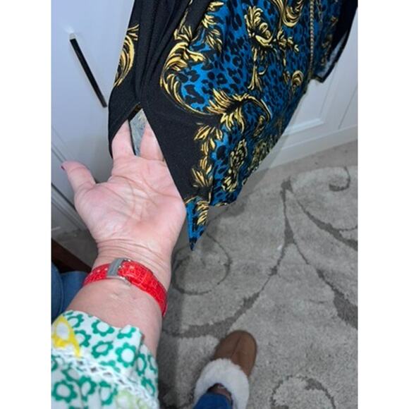 NWT Avenue Studio Women's Geometric Print Blouse Size 30 Multicolor - Picture 6 of 9